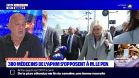 Marseille: les médecins s'opposent à Marine Le Pen