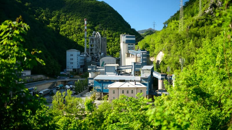 L'usine de Lafarge implantée dans une gorge du centre de la Slovénie, près de la ville de Trbovlje, est arrêtée depuis 2015.