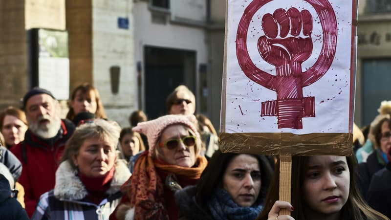 Une Marche des femmes à Lyon le 21 janvier 2017 (photo d'illustration)