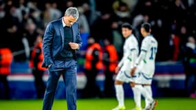 Luis Enrique après le match PSG-PSV Eindhoven (1-1, Ligue des champions), le 22 octobre 2024