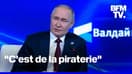 "Un moyen de détourner l'attention": Vladimir Poutine accuse la France de "piraterie" après l'interception du pétrolier de la flotte fantôme russe au large de Saint-Nazaire