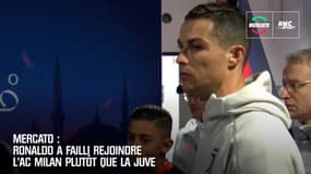 Mercato : Ronaldo a failli rejoindre l'AC Milan plutôt que la Juve