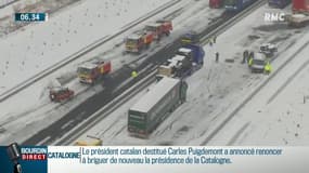 A9 bloquée: Lionnel Luca, maire de Villeneuve-Loubet, accuse les sociétés d'autoroute d'"irresponsabilités"
