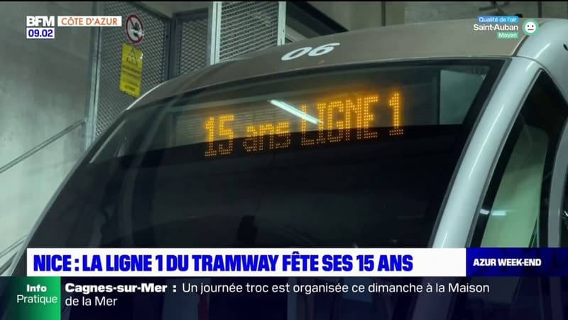 Nice: la ligne 1 du tramway fête ses 15 ans