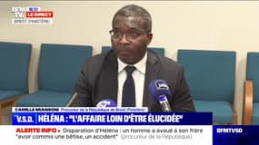 Disparition d'Héléna: face à ses proches, le suspect a invoqué "qu'il avait commis une bêtise, que sa vie était finie, que c'était un accident", affirme le procureur de Brest