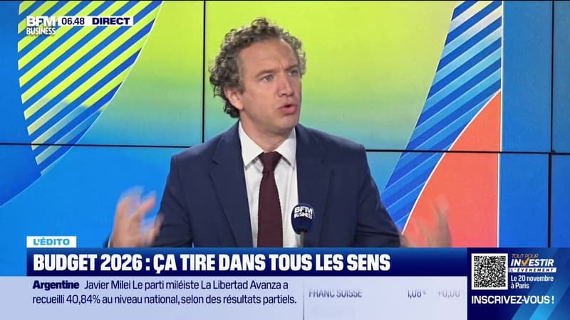 L'Edito de Mathieu Jolivet : Budget 2026, ça tire dans tous les sens - 27/10