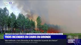 Incendie à La Teste-de-Buch: "Le feu a dépassé les 20 hectares", selon les pompiers