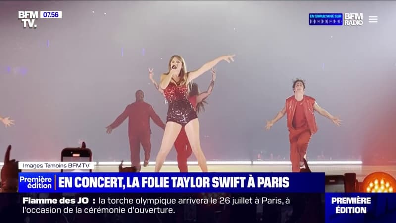 Regarder la vidéo Les suprises de Taylor Swift à ses fans lors de son premier concert à Paris