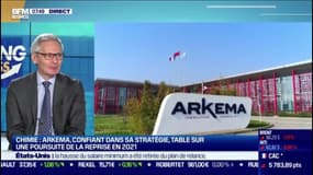 Thierry Le Hénaff (PDG d’Arkema): "Aujourd'hui, on a reprise sur l'essentiel de nos marchés. On est également tiré par tout le développement durable"