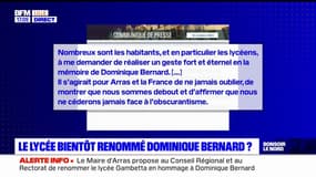 Arras: le maire propose de renommer le lycée Gambetta en hommage à Dominique Bernard