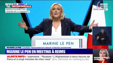 Le discours de Marine Le Pen à Reims en intégralité