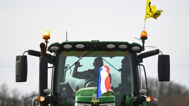 Des agriculteurs de la Coordination rurale, le 29 janvier 2024 (illustration).