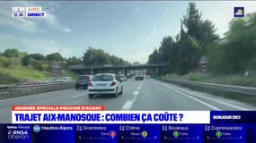 Combien ça coûte pour faire le trajet entre Aix-en-Provence et Manosque?