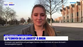 Le "convoi de la liberté" à Bron