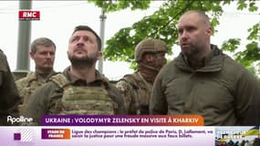 Guerre en Ukraine : Volodymyr Zelensky en visite à Kharkiv