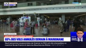Aéroport Marseille Provence: 65% des vols annulés