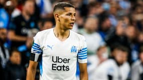 Amine Harit avec l'OM le 5 mai 2022