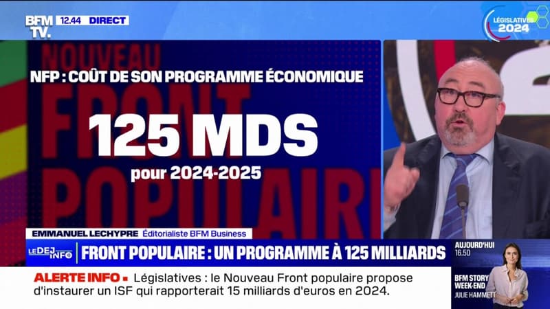 125 milliards d'euros: le Nouveau Front populaire annonce le chiffrage de son programme