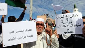 Des manifestants le 15 novembre à Tripoli.