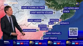 Météo Côte d’Azur: des rares averses ce dimanche avec quelques éclaircies, 21°C à Nice et 22°C à Menton