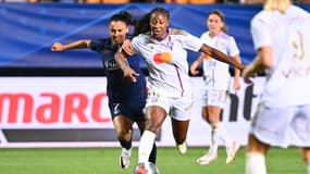 Kadidiatou Diani, l'attaquante de l'OL face au PSG, le 10 septembre 2023