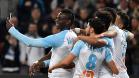 Mario Balotelli et Morgan Sanson (OM)