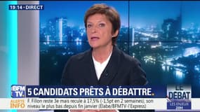 Présidentielle: Le premier débat entre les cinq "grands" candidats se tient ce soir