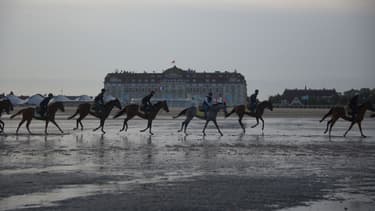 En venant à Deauville, les cavaliers pourront profiter d'une spécificité locale : la balade sur la plage.