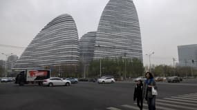 Le complexe Wangjing Soho, situé à Pékin