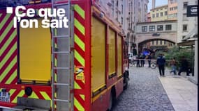 Des pompiers à Lyon après une explosion, mardi 30 septembre. 