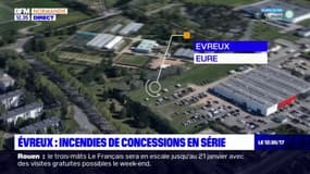 Evreux: 60 véhicules détruits par une série d'incendies dans des concessions