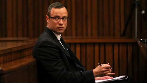 Oscar Pistorius à son procès, le 25 mars 2014.