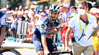 Julian Alaphilippe lors de la 8e étape du Tour de France 2023.