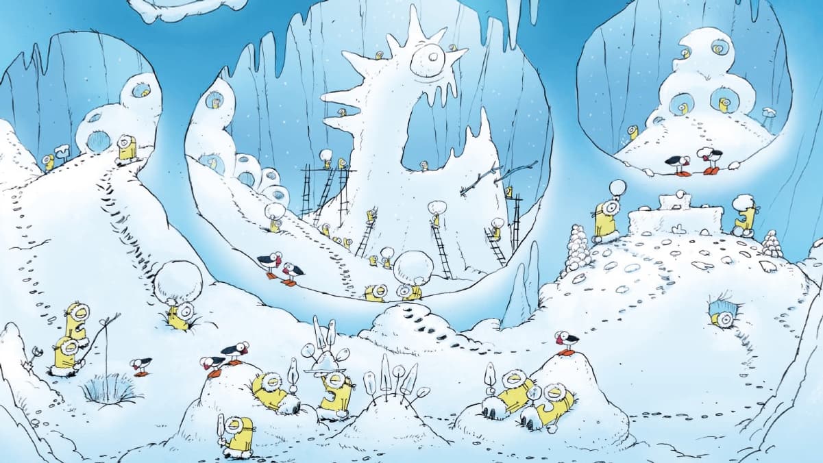 Les Minions dessinés par Eric Guillon, directeur artistique d'illumination Les Minions dessinés par Eric Guillon, directeur artistique d'illumination