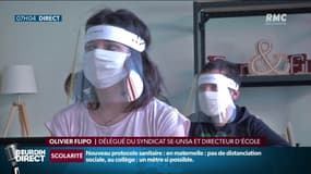 Professeurs sans masque, distanciation réduite : les nouvelles règles sanitaires dans les écoles