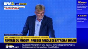 "C'est avec le PS qu'il faut nouer" le dialogue, estime Marc Fesneau, vice-président du MoDem, pour "ne pas se retrouver dans les mains du RN"