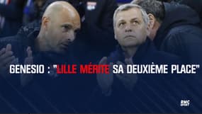 Genesio : "Lille mérite sa deuxième place"