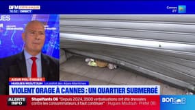 Alpes-Maritimes: le préfet comprend la colère du maire de Cannes après les intempéries