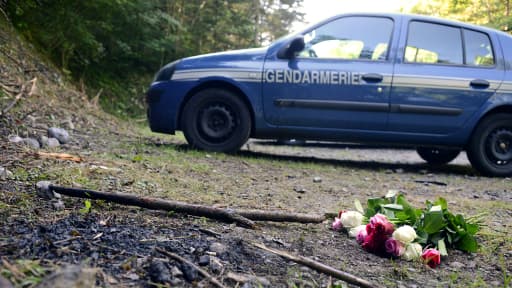 Sur les lieux de la tuerie de Chevaline