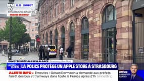 Violences urbaines: un magasin Apple pillé à Strasbourg