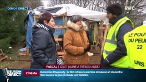 Les "gilets jaunes" restent mobilisés: Pascal confie que "des couples se forment" sur les ronds-points