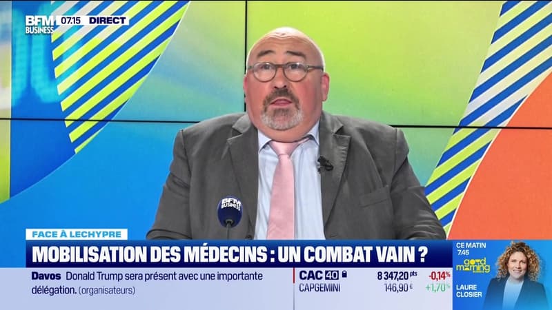 Emmanuel Lechypre face à Jean-Marc Daniel : Mobilisation des médecins, un combat vain ? - 14/01