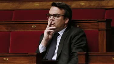 Thomas Thévenoud sur les bancs de l'Assemblée nationale en novembre 2014