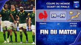 France 28-29 Afrique du Sud : La fin du rêve bleu, le replay RMC 
