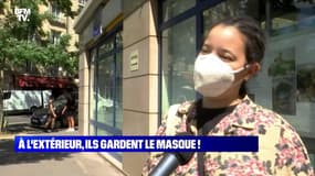 A l'extérieur, ils gardent le masque ! - 19/06