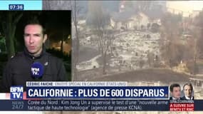 Incendie en Californie: le nombre de disparus passe brusquement à 600 personnes