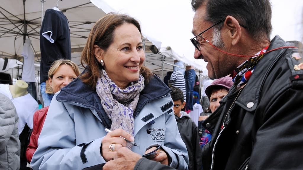 Rodée aux campagnes de terrain, Ségolène Royal avait (sur le papier) toutes les cartes en main pour l'emporter à La Rochelle. Ici la candidate sur un marché le 20 mai 2012.