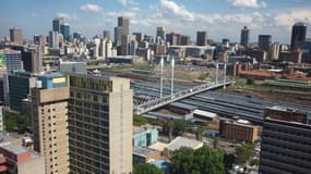 Le centre des affaires de Johannesburg