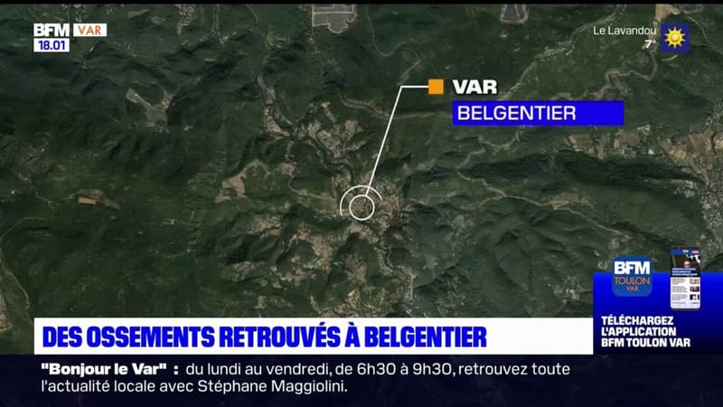 Belgentier: des ossements retrouvés dans une colline 