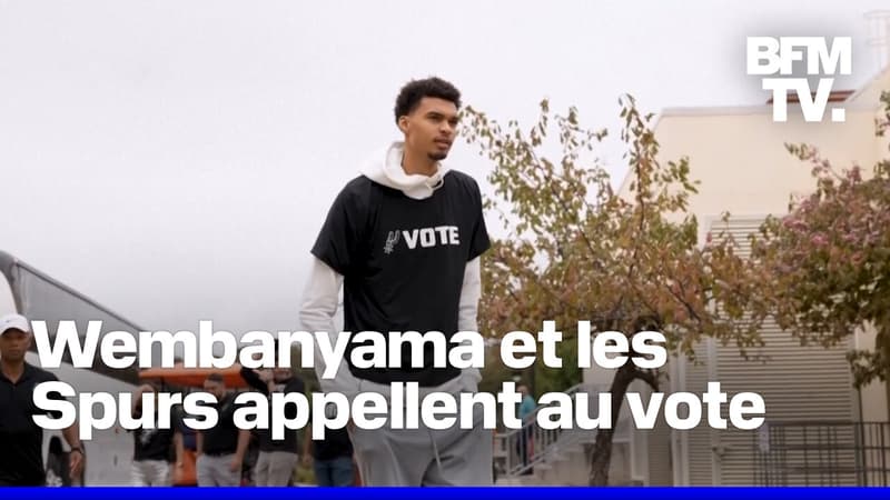 Élection américaine: Victor Wembanyama et les Spurs lancent un appel au vote